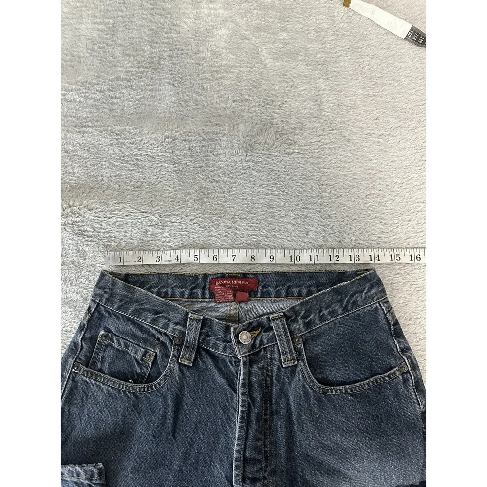 Vintage Banana Republic Men's Loose Taper Jeans 31x30 Act (28x30) Button Fly